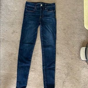 ae skinny high rise jegging